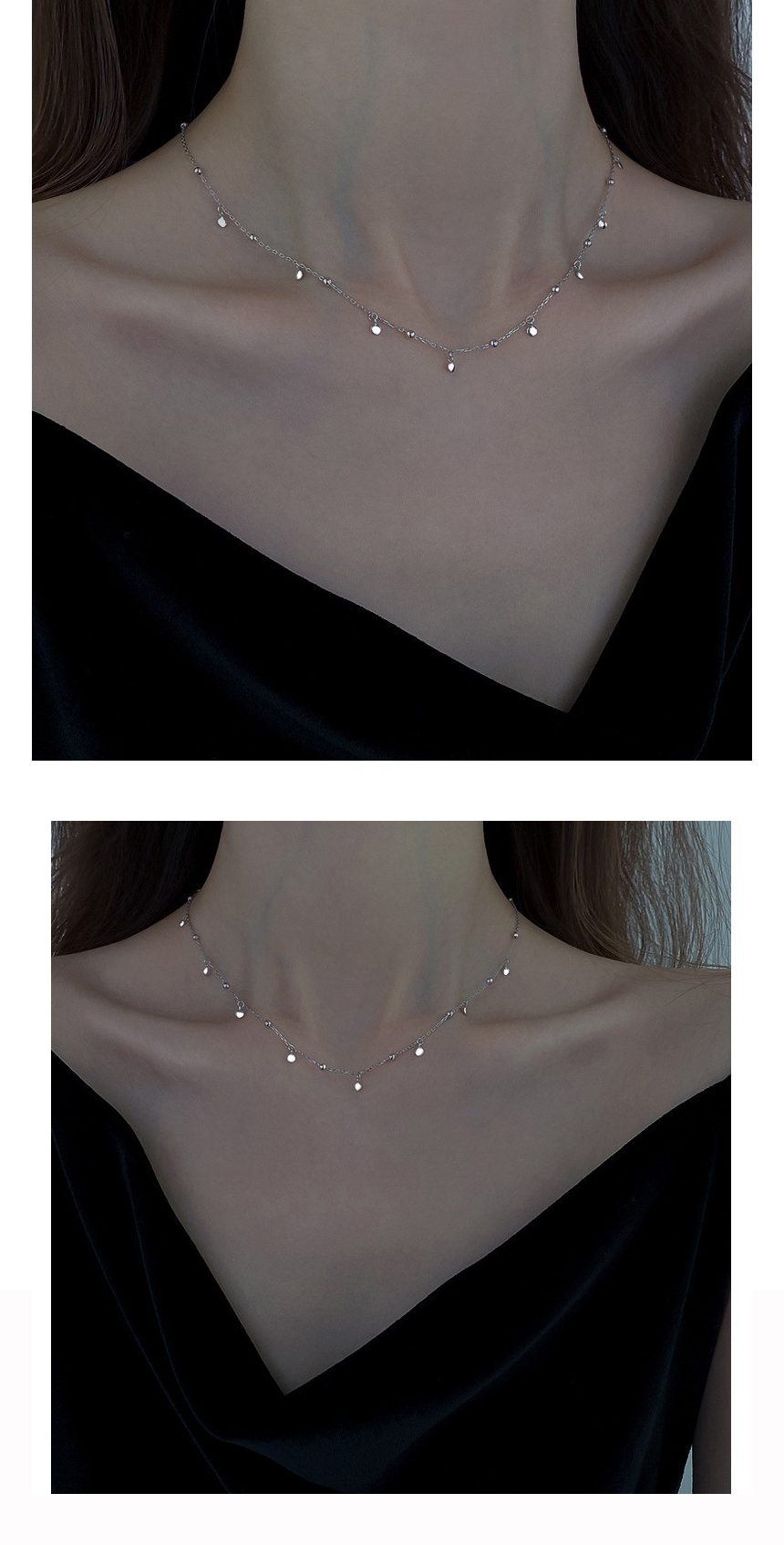 패션 바이 카카오 | 여성 30대 심플 체인 패션 코인 목걸이